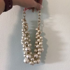 White pearl necklace
